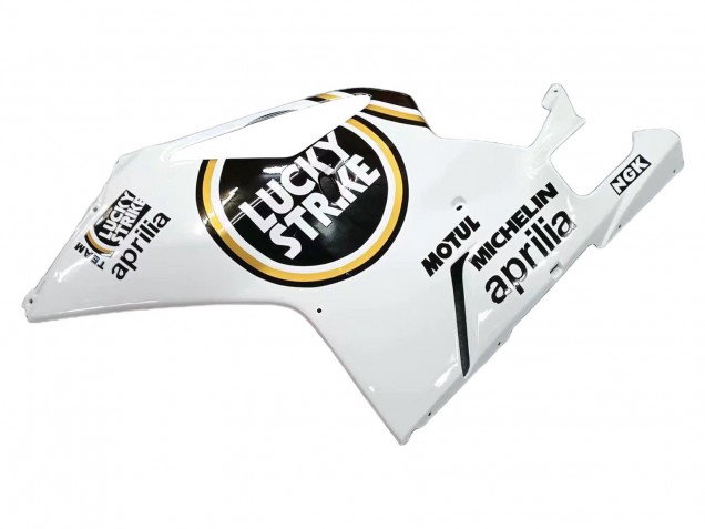 Aprilia RSV1000 Motorrad Verkleidung 2003-2006 - Weiss Schwarz Lucky Strike Motul Michelin