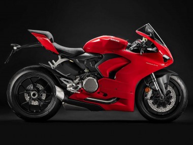 Ducati Panigale V2 Motorrad Verkleidung 2020-2024 - Rot Matt Schwarz