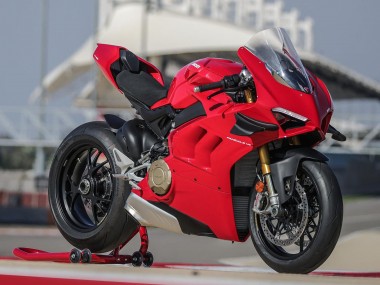 Ducati Panigale V4 V4S Motorrad Verkleidung 2020-2021 - Rot Matt Schwarz