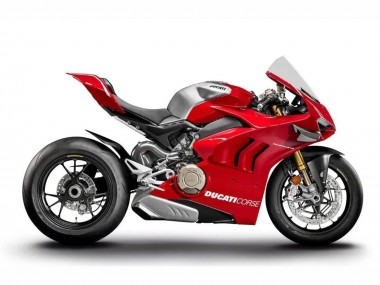 Ducati Panigale V4 V4S Motorrad Verkleidung 2020-2021 - Silber Rot