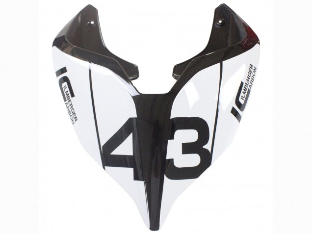 Ducati Panigale V4 V4S Motorrad Verkleidung 2020-2021 - Gelb Weiss Glanzendes Schwarz