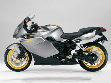 BMW K1200S Motorrad Verkleidung Kit 2005-2010 - Silber Gelb Schwarz