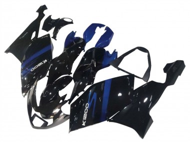 BMW K1200S Motorrad Verkleidung 2005-2010 - Blau Glanzendes Schwarz