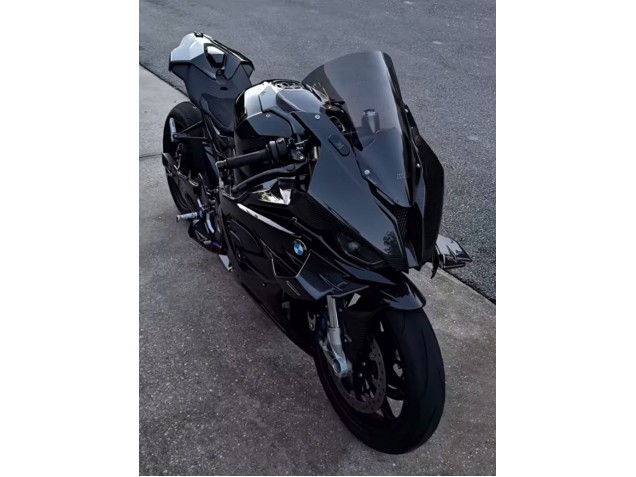 BMW S1000RR Motorrad Verkleidung 2023-2024 - Glanzendes Schwarz