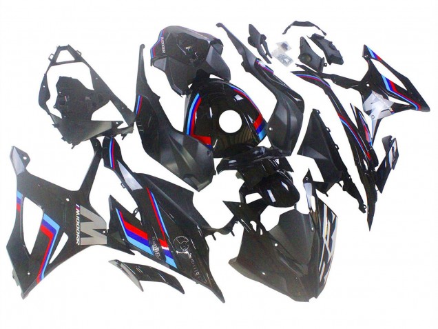 BMW S1000RR Motorrad Verkleidung 2023-2024 - Schwarz Blau Rot