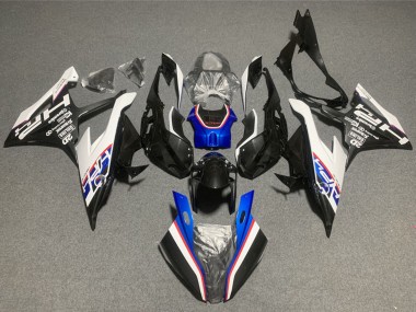 BMW S1000RR Motorrad Verkleidung 2019-2022 - Weiss Schwarz Blau