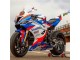 BMW S1000RR Motorrad Verkleidung 2019-2022 - Weiss Blau Rot Smiths