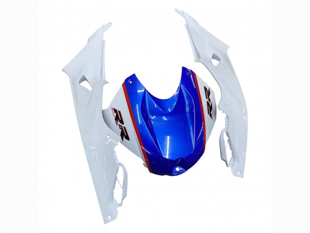 BMW S1000RR Motorrad Verkleidung 2017-2018 - Weiss Blau Rot Glanzendes Schwarz