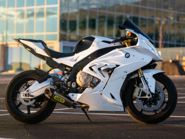 BMW S1000RR Motorrad Verkleidung 2017-2018 - Glanzendes Weiss