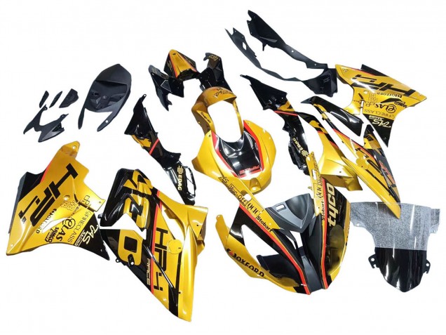 BMW S1000RR Motorrad Verkleidung 2017-2018 - Gold Schwarz Tyco