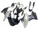 BMW S1000RR Motorrad Verkleidung 2015-2016 - Silber Glanzendes Schwarz Matt Schwarz