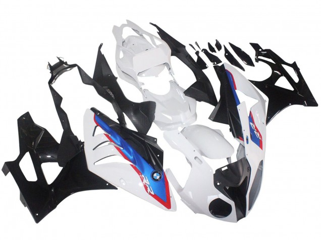 BMW S1000RR Motorrad Verkleidung 2009-2014 - Weiss Rot Blau Glanzendes Schwarz HP Becker Carbon