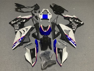 BMW S1000RR Motorrad Verkleidung 2009-2014 - Weiss Rot Blau Schwarz Carbonfaser HP