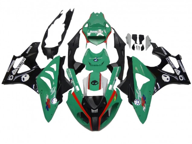 BMW S1000RR Motorrad Verkleidung 2009-2014 - Grun Rot Schwarz