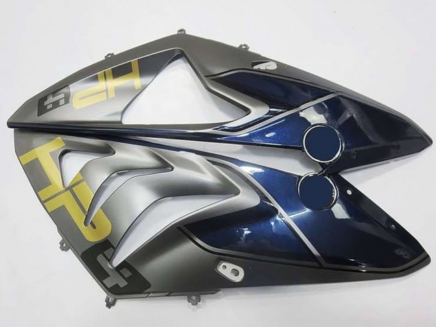 BMW S1000RR Motorrad Verkleidung 2009-2014 - Silber Blau Glanzendes Schwarz