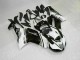 Kawasaki ZX6R Motorrad Verkleidung 2007-2008 - Schwarz Weiss