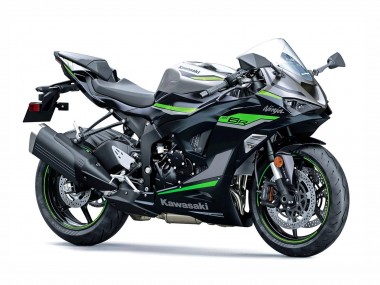 Kawasaki ZX6R Motorrad Verkleidung 2023-2025 - Schwarz Grau Grun Ninja