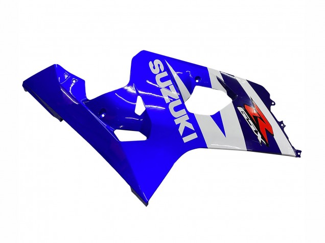 Suzuki GSXR 600 / GSXR 750 Motorrad Verkleidung Kit 2004-2005 - Weiss Blau Schwarz Rot