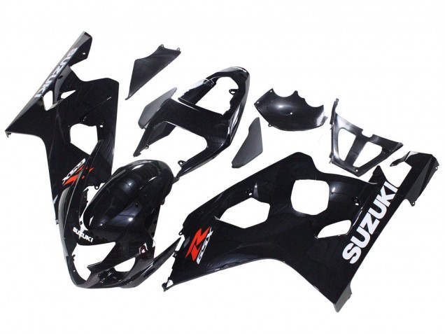 Suzuki GSXR 600 / GSXR 750 Motorrad Verkleidung 2004-2005 - Glanzendes Schwarz