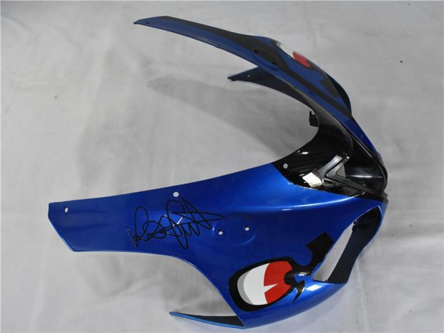 Kawasaki ZX6R Motorrad Verkleidung 2007-2008 - Blau Hai