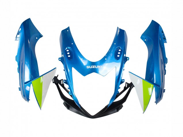 Suzuki GSXR 600 / GSXR 750 Motorrad Verkleidung 2011-2024 - Hellblau Grun Weiss Rot
