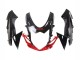 Suzuki GSXR 600 / GSXR 750 Motorrad Verkleidung Kit 2011-2024 - Rot Glanzendes Schwarz