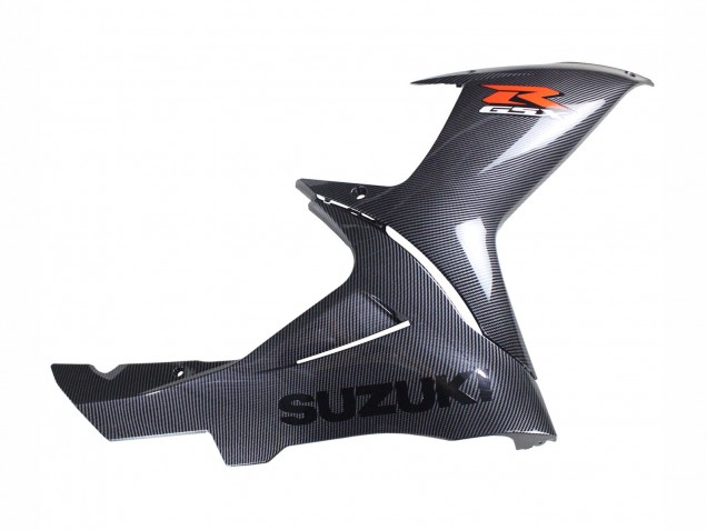 Suzuki GSXR 600 / GSXR 750 Motorrad Verkleidung 2011-2024 - Schwarzes Carbonfaser Rot