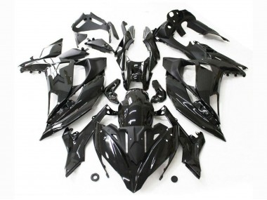 Kawasaki Ninja 650 EX650 Motorrad Verkleidung 2017-2019 - Glanzendes Schwarz