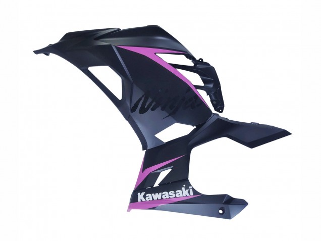Kawasaki Ninja 400 Motorrad Verkleidung 2018-2024 - Matt Schwarz Rosa