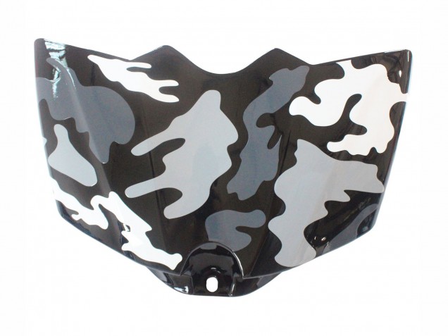 Yamaha YZF 1000 R1 Motorrad Verkleidung 2007-2008 - Grau Weiss Camouflage Hai