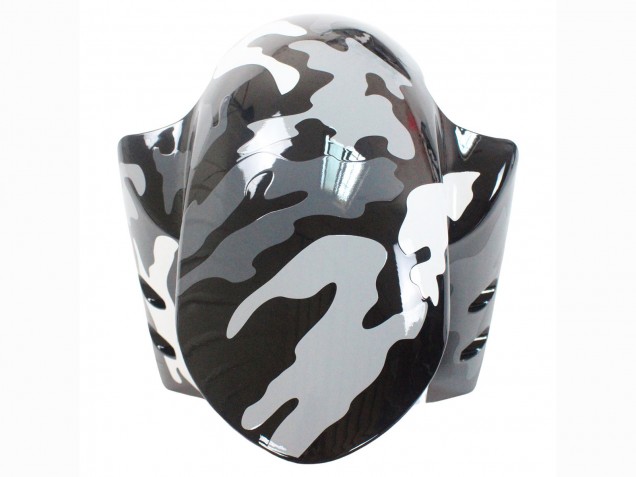 Yamaha YZF 1000 R1 Motorrad Verkleidung 2007-2008 - Grau Weiss Camouflage Hai