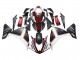 Yamaha YZF 1000 R1 Motorrad Verkleidung 2009-2011 - Rot Weiss Matt Schwarz