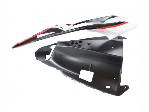 Yamaha YZF 1000 R1 Motorrad Verkleidung 2012-2014 - Weiss Rot Glanzendes Schwarz