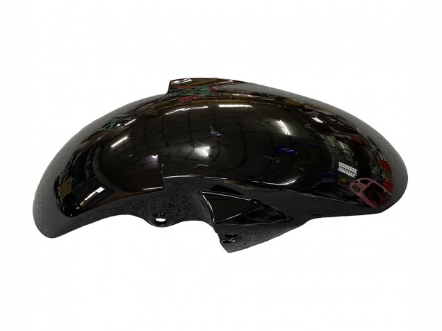 Yamaha YZF R6S Motorrad Verkleidung 2006-2009 - Glanzendes Schwarz Weiss Aufkleber