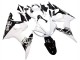 Yamaha YZF R6 Motorrad Verkleidung 2003-2004 - Weiss Glanzendes Schwarz
