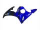 Yamaha YZF R6 Motorrad Verkleidung 2003-2004 - Blau Glanzendes Schwarz
