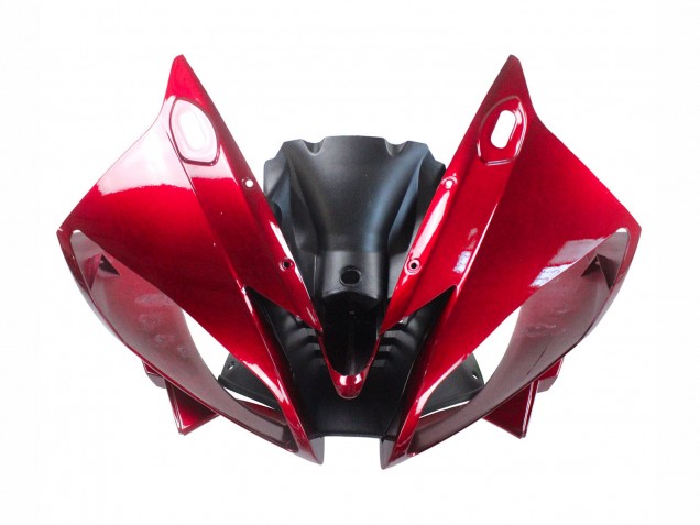 Yamaha YZF 600 R6 Motorrad Verkleidung 2006-2007 - Rot Matt Schwarz