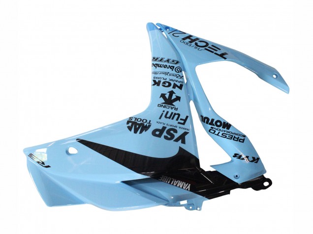 Yamaha YZF R3/R25 Motorrad Verkleidung 2015-2018 - Hellblau Schwarz Yamalube 21