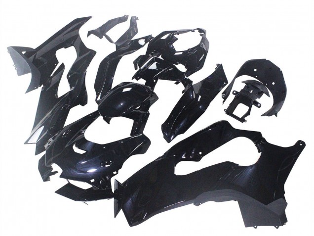 Kawasaki ZX10R Motorrad Verkleidung 2021-2025 - Glanzendes Schwarz