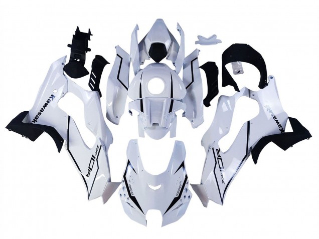 Kawasaki ZX10R Motorrad Verkleidung 2021-2025 - Weiss Schwarz