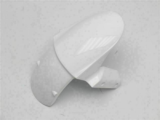 Kawasaki ZX6R Motorrad Verkleidung 2009-2012 - Glanzendes Schwarz Weiss