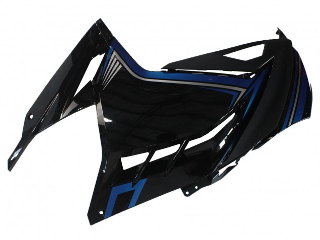 Kawasaki EX300 Motorrad Verkleidung 2013-2024 - Glanzendes Schwarz Blau