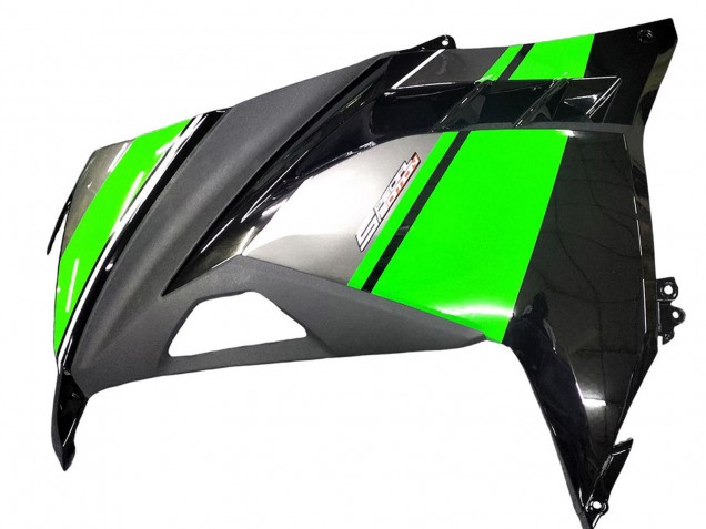 Kawasaki EX300 Motorrad Verkleidung 2013-2024 - Grun Silber Schwarz