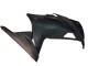 Kawasaki EX300 Motorrad Verkleidung 2013-2024 - Glanzendes Schwarz Matt Schwarz