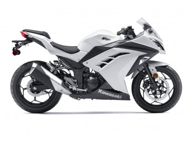 Kawasaki EX300 Motorrad Verkleidung 2013-2024 - Weiss Schwarz