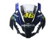 Aprilia RS125 Motorrad Verkleidung 2006-2011 - Blau Schwarz Grun Monster 46