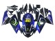 Aprilia RS125 Motorrad Verkleidung 2006-2011 - Blau Schwarz Grun Monster 46