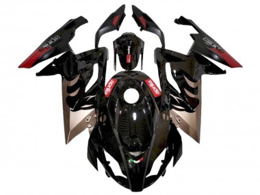 Aprilia RS125 Motorrad Verkleidung 2006-2011 - Glanzendes Schwarz Rot