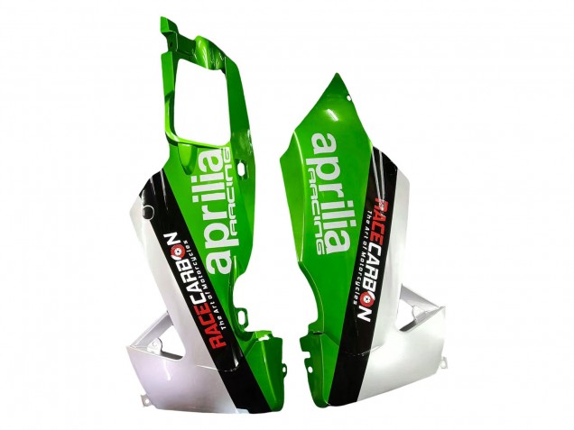 Aprilia RS4 50 125 Motorrad Verkleidung 2012-2018 - Weiss Grun Glanzendes Schwarz