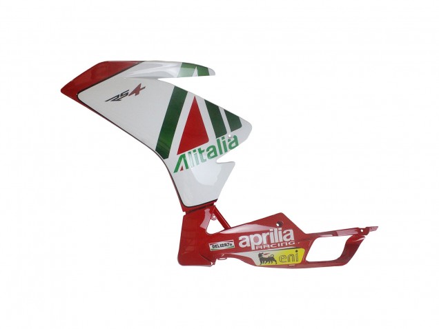 Aprilia RS4 50 125 Motorrad Verkleidung Kit 2012-2018 - Weiss Rot Grun Gelb Alitalia
